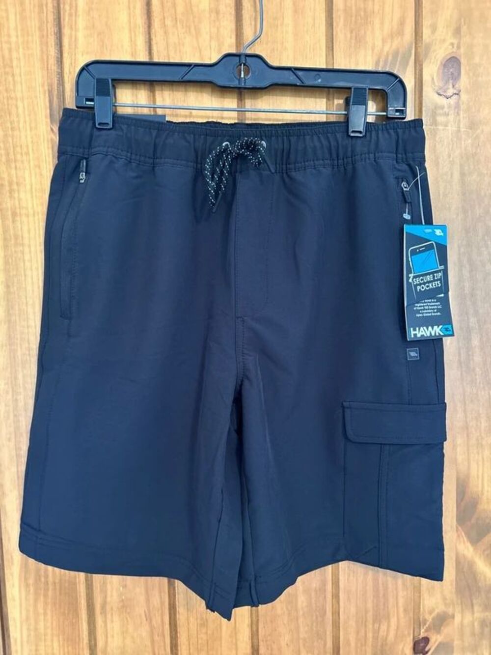 Tony Hawk tech cargo 9” activewear shorts